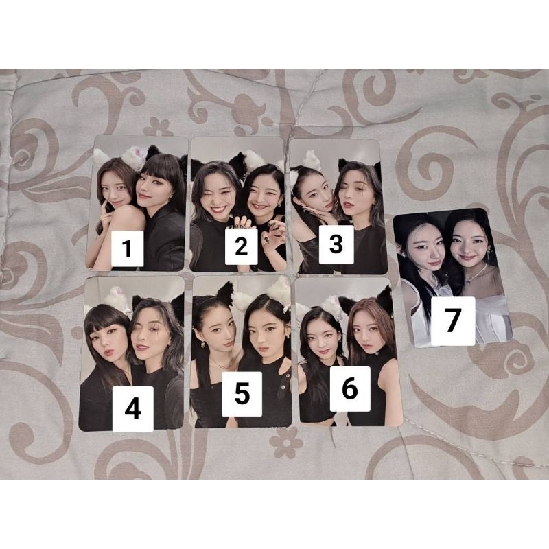 ITZY PHOTOCARD CHESHIRE CHECKMATE UNIT YEJI RYUJIN LIA CHAERYEONG YUNA