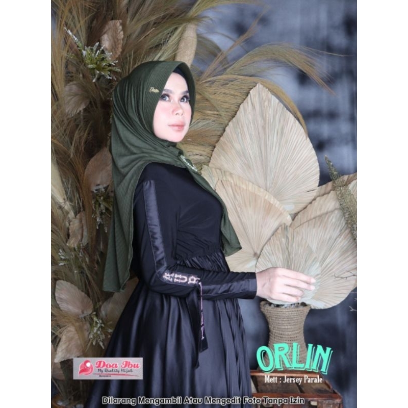 HIJAB INSTAN PED ANTEM GESPER MUTIARA BY DOA IBU/HIJAB INSTAN GESPER/HIJAB INSTAN Jersey DOA IBU