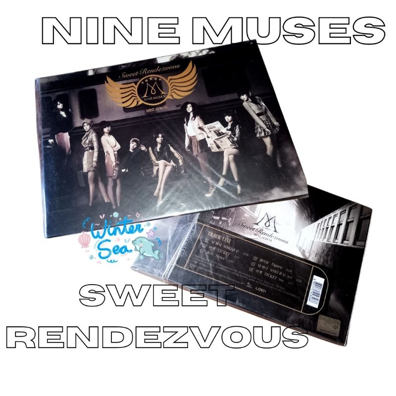 [RARE] 9MUSES NINE MUSES - SWEET RENDEZVOUS TICKET SINGLE OFFICIAL