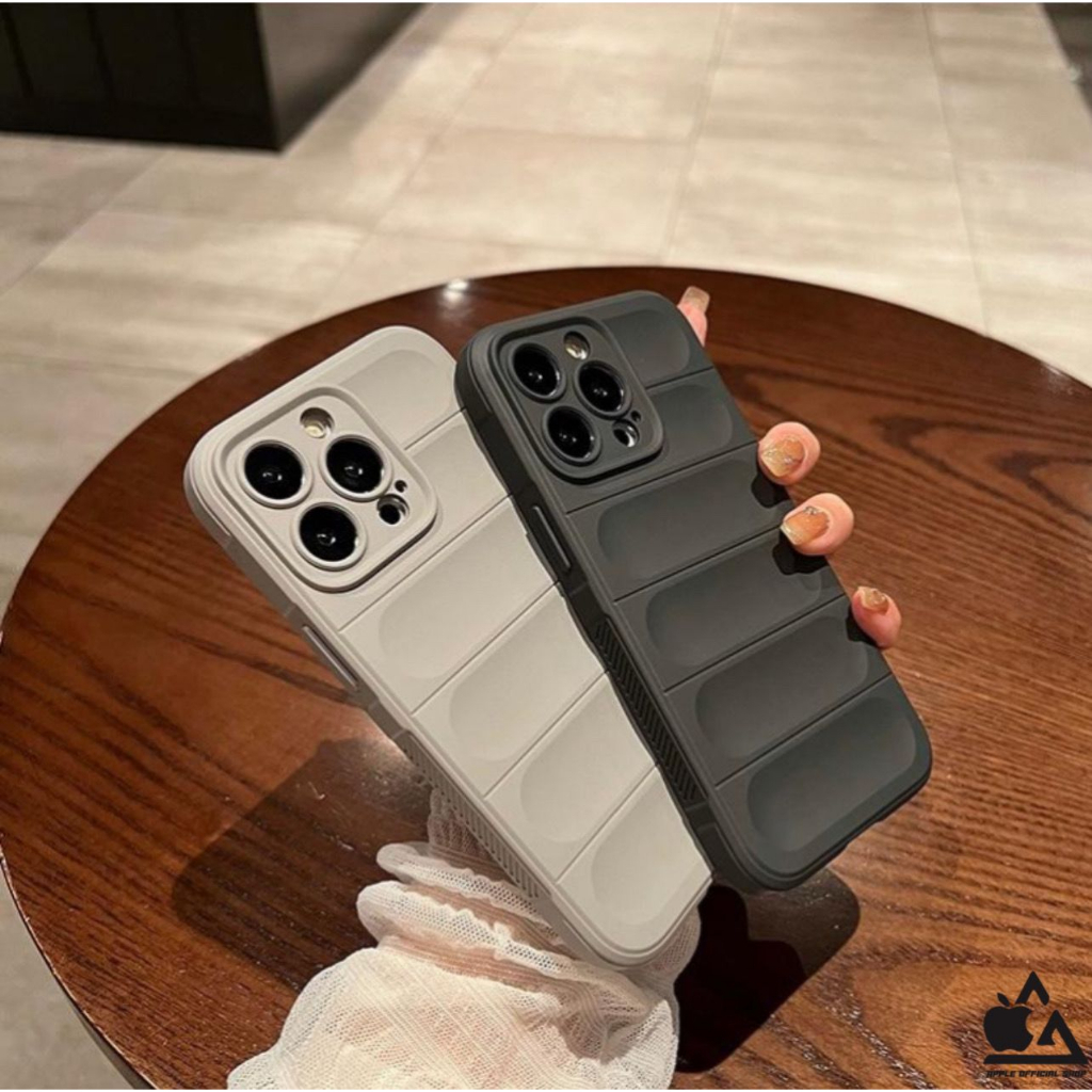 Premium Soft 3D Armor Deep Matte Finger Grip SAMSUNG A03 CORE A03S A04 S Softcase Magic Shield Case Dove Doff Pillow Bantal Air Jacket Bag Bantalan Pelindung Kamera Camera Protector SILIKON SILICONE Anti Slip Shockproof