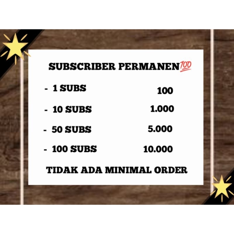 SUBSCRIBER YOUTUBE REAL AKTIF PERMANEN