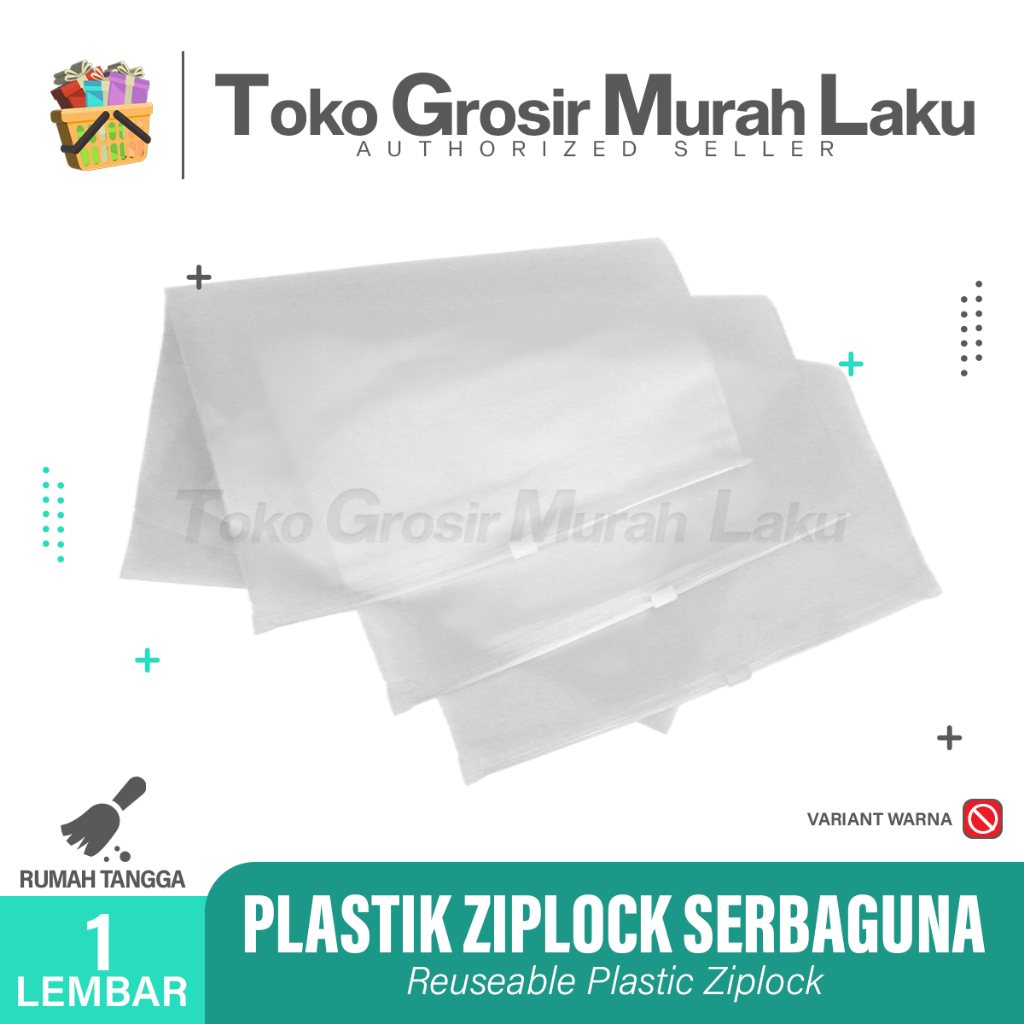 ZIPPER STORAGE BAG TRAVEL POUCH SERBAGUNA ZIPPER LOCK PERLENGKAPAN