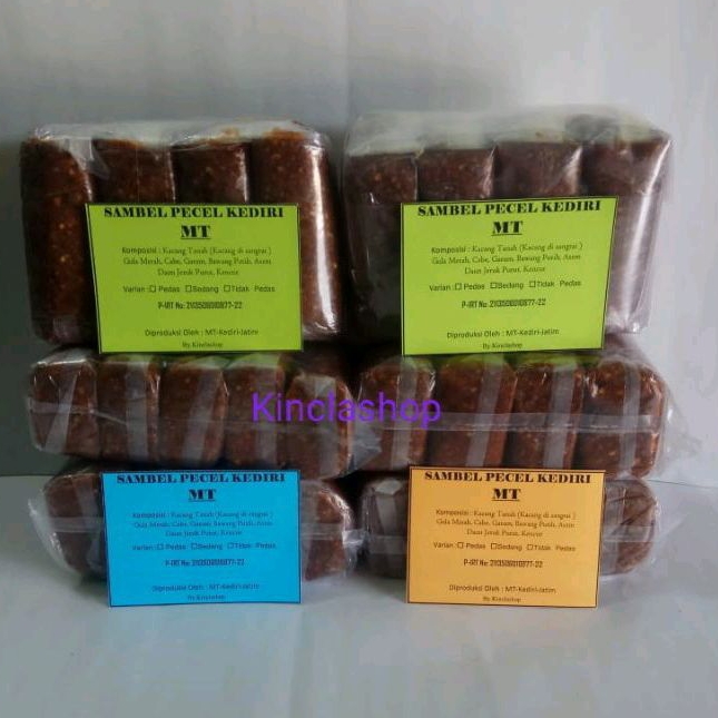 

Sambel Pecel Kediri 1Kg /Kemasan 250 Gram