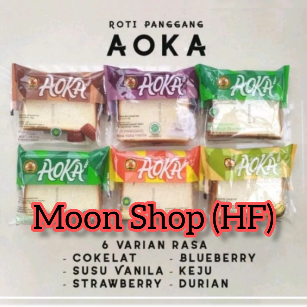 Roti Aoka Aneka Rasa 1 pcs @65gr Moon Shop