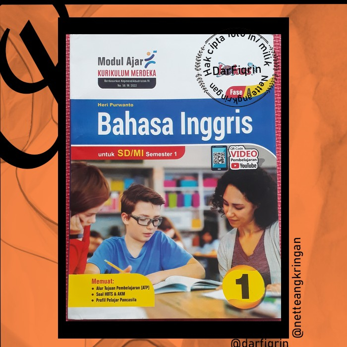 LKS Bahasa Inggris Kelas 1 2 4 5 Semester 1 SD/MI KURMER Kurikulum Merdeka-Fokus-HOTS
