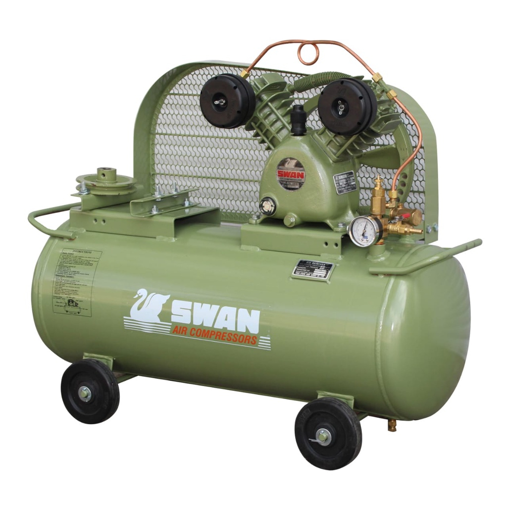 Kompresor Angin Unloading Kapasitas 85 Liter 2Hp SVU202 SWAN / Air Compressor Unloader 85L 2 HP SVU 202 SWAN