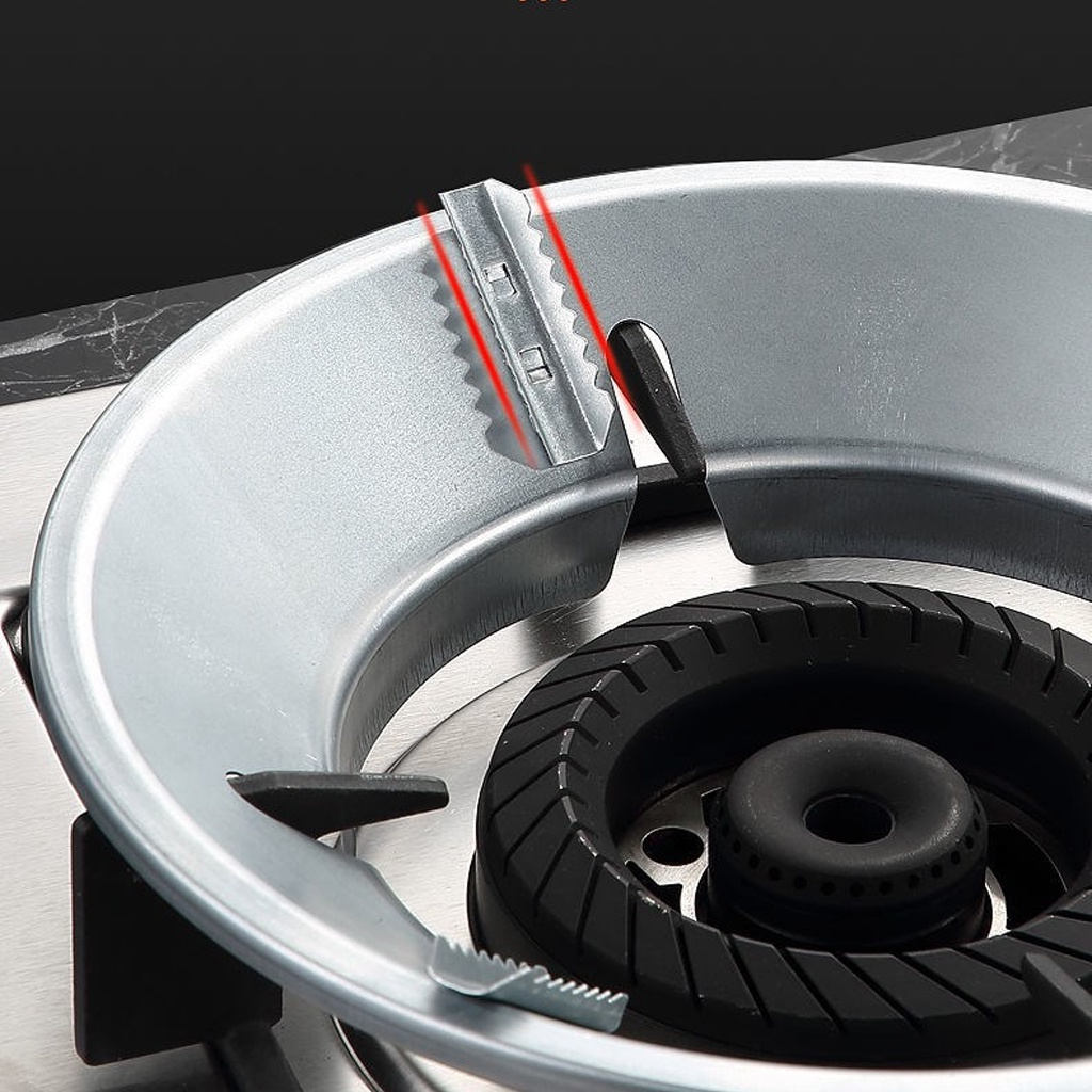 Beauty Jaya - Alas Tatakan Kompor Gas Stainless Anti Angin dan Anti Slip / Tatakan Pelindung Kompor Gas Penghemat Kompor