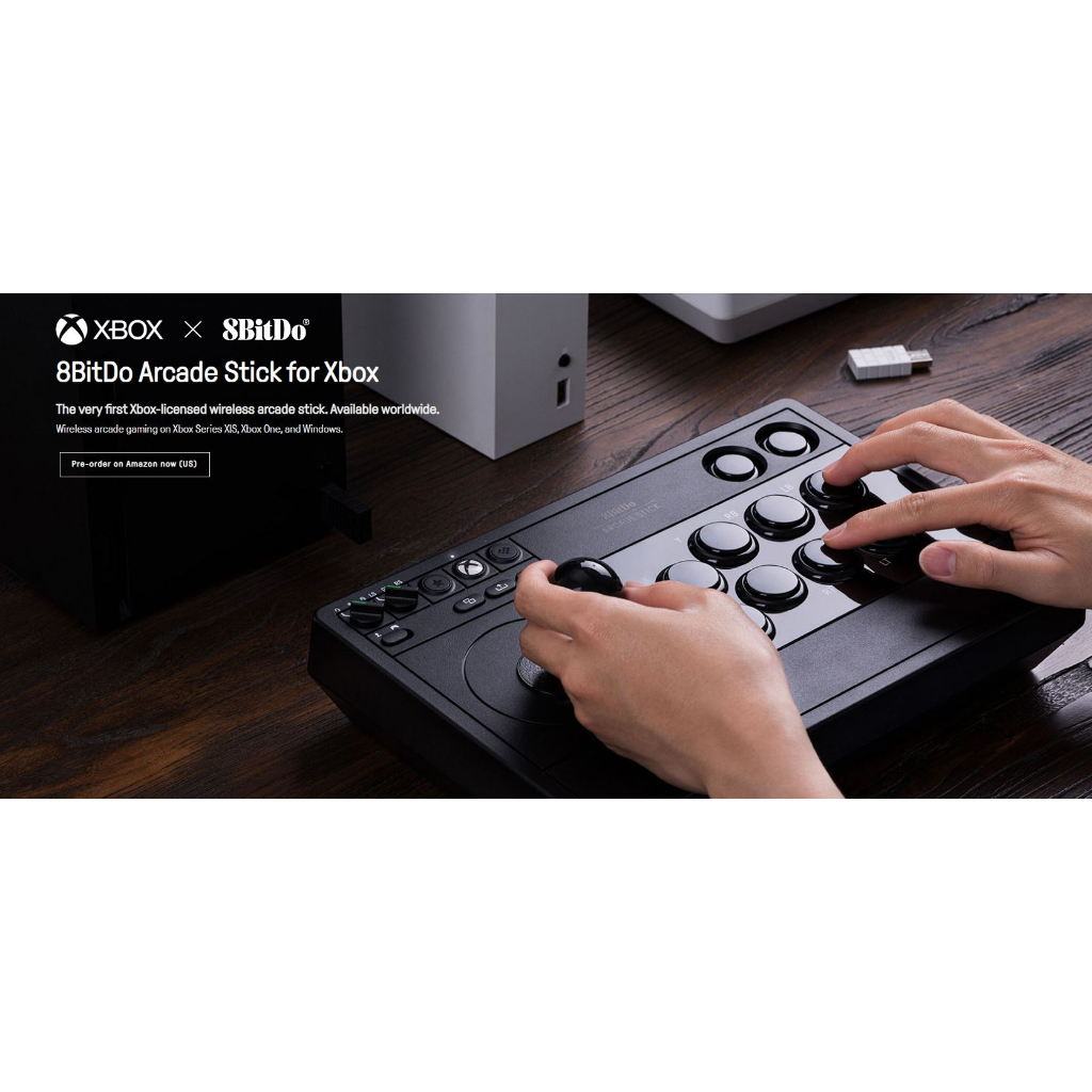 8Bitdo Arcade Stick Game Controller Xbox Series One / X / S Windows PC