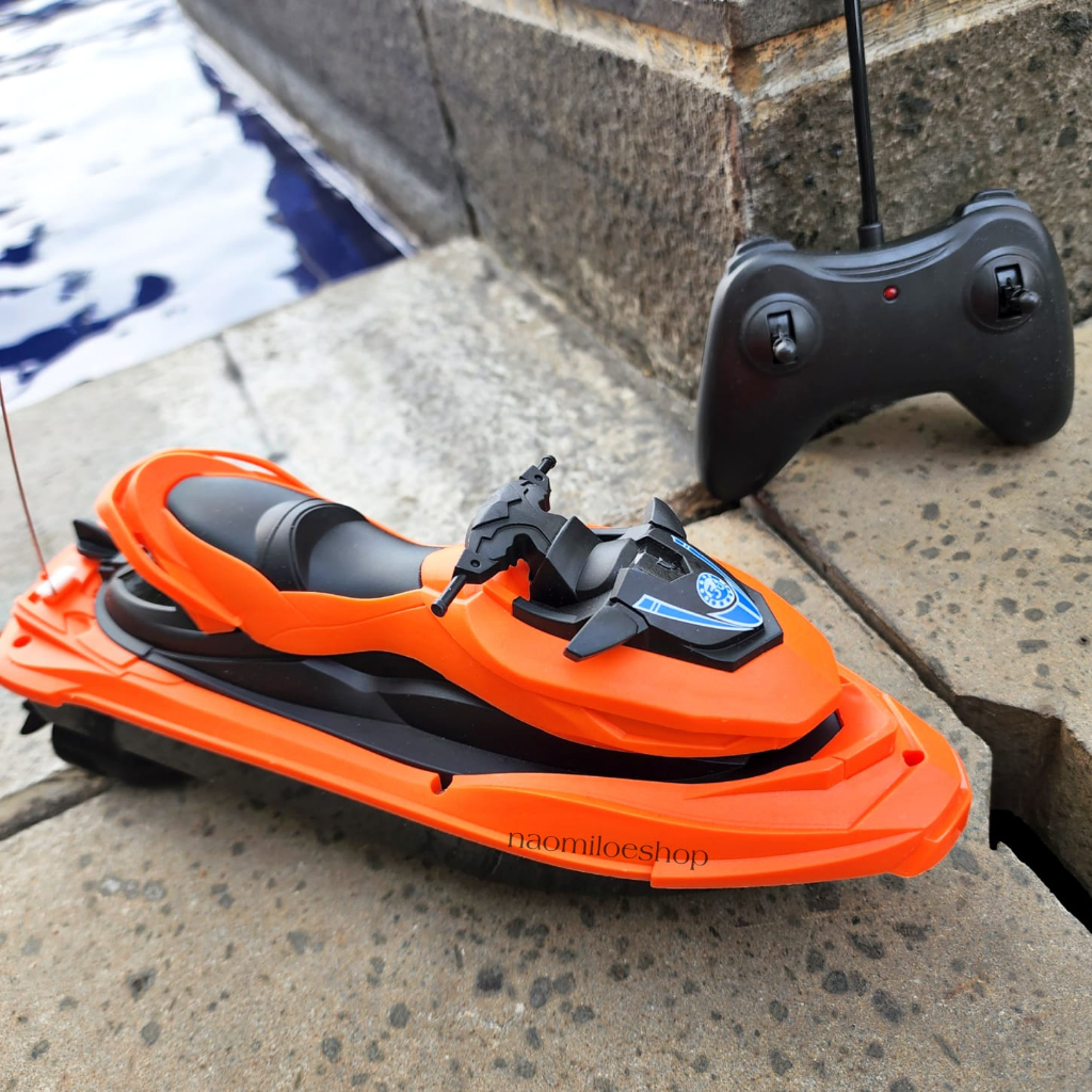 Rc JET SKI mainan remote Control kapal motor Boat Kapal Robot speed boat Jetski