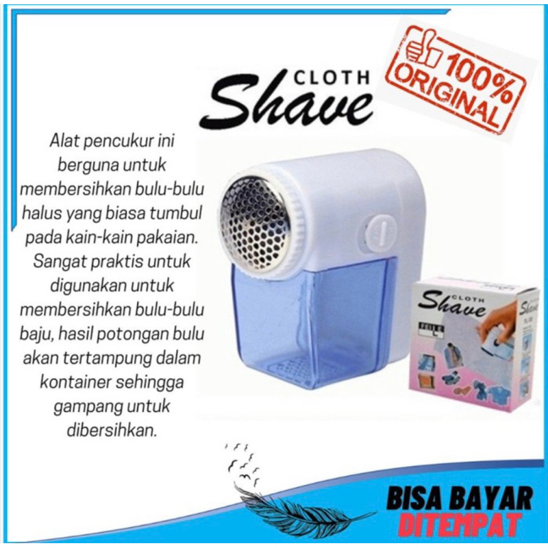 Pencukur Bulu Baju - Pencukur bulu Pakaian Electric Cloth Fabric Shaver - Pencukur Bulu dibpakaian -