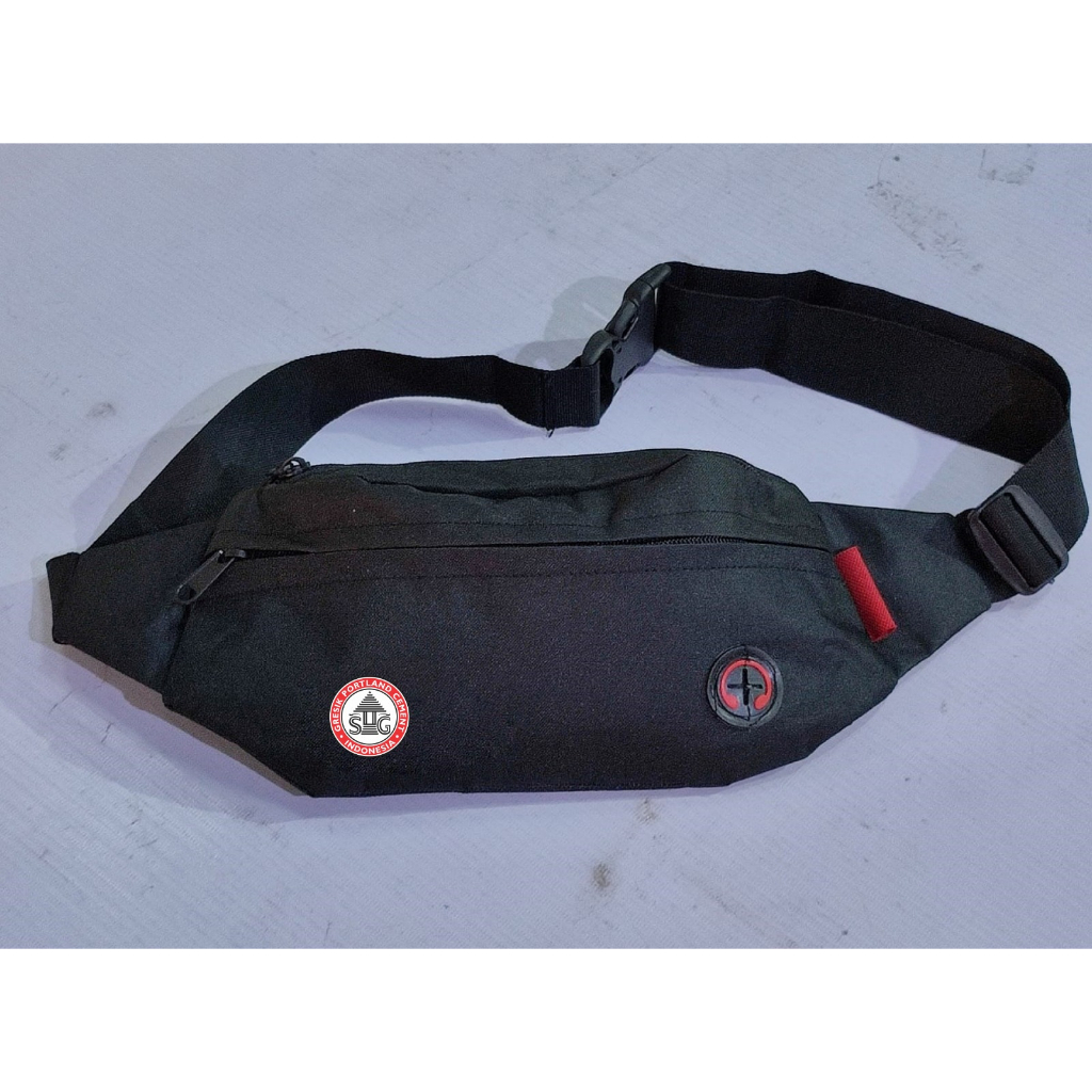 Tas Selempang Souvenir Custom Logo SEMEN GRESIK/Waistbag Custom Murah
