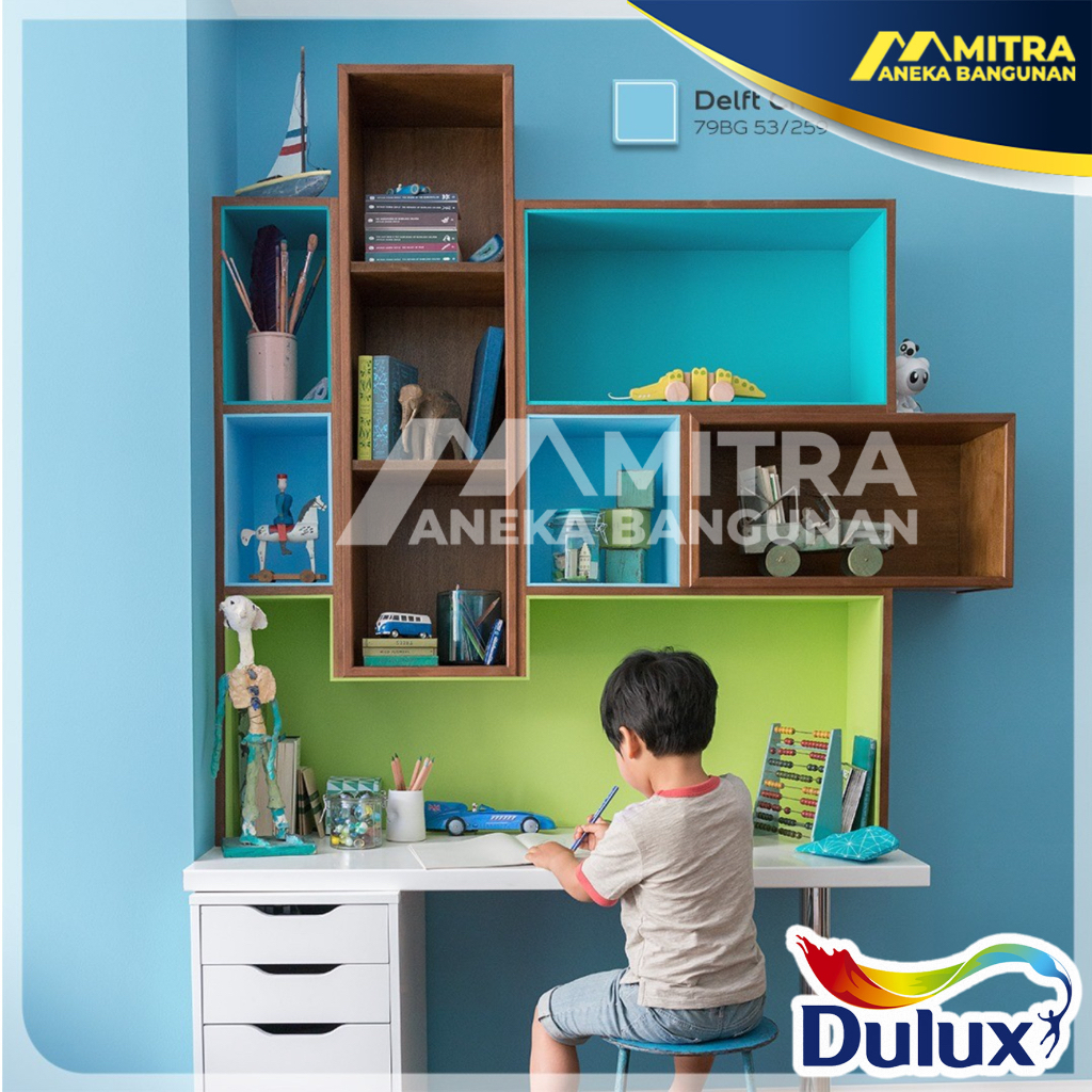 CAT TEMBOK DULUX DELFT CHINA / DULUX INTERIOR EKSTERIOR BIRU