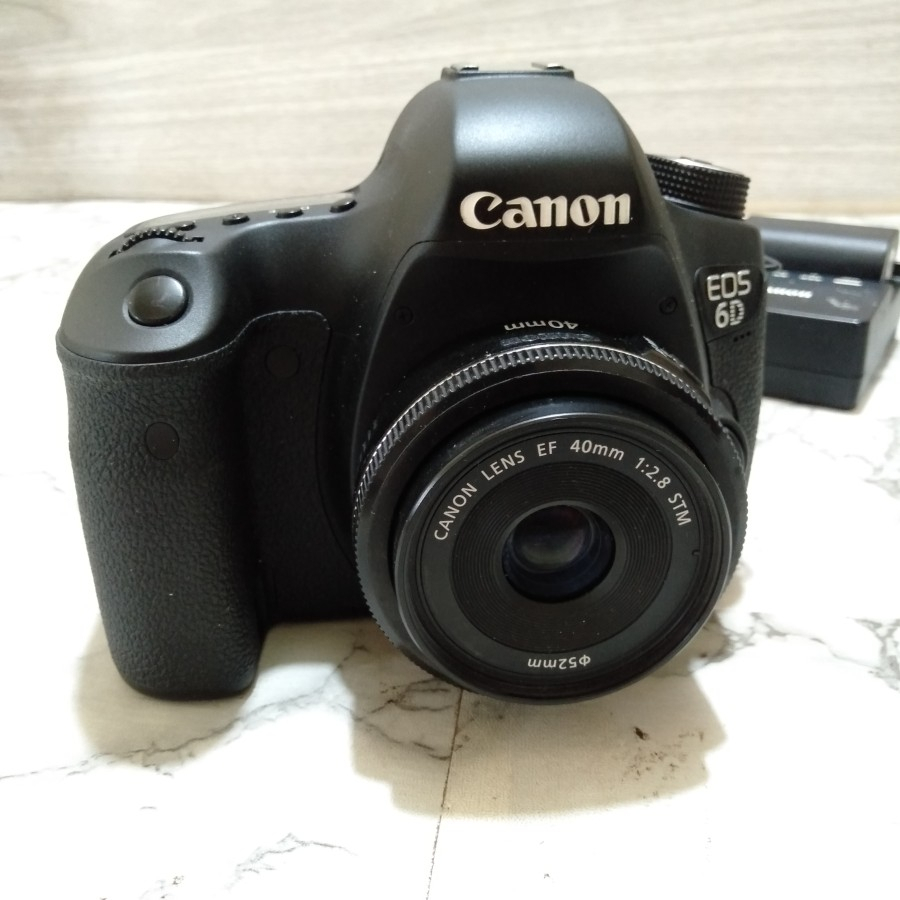canon eos 6d lensa 40mm stm kamera second