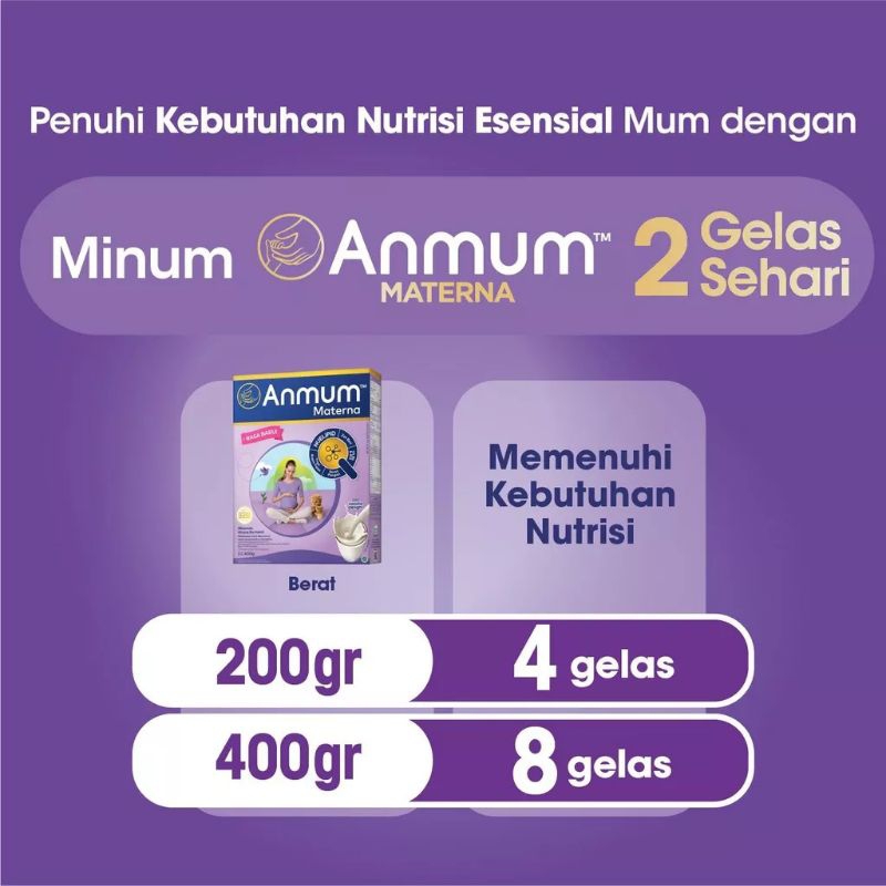 Anmum Materna Susu Nutrisi Ibu Hamil 200gr dan 400gr