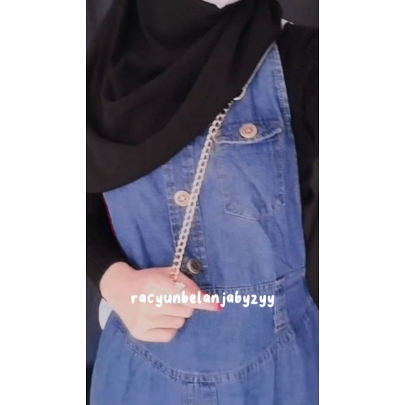 Overal Dress Jeans DarkBlue (No Inner) Preloved