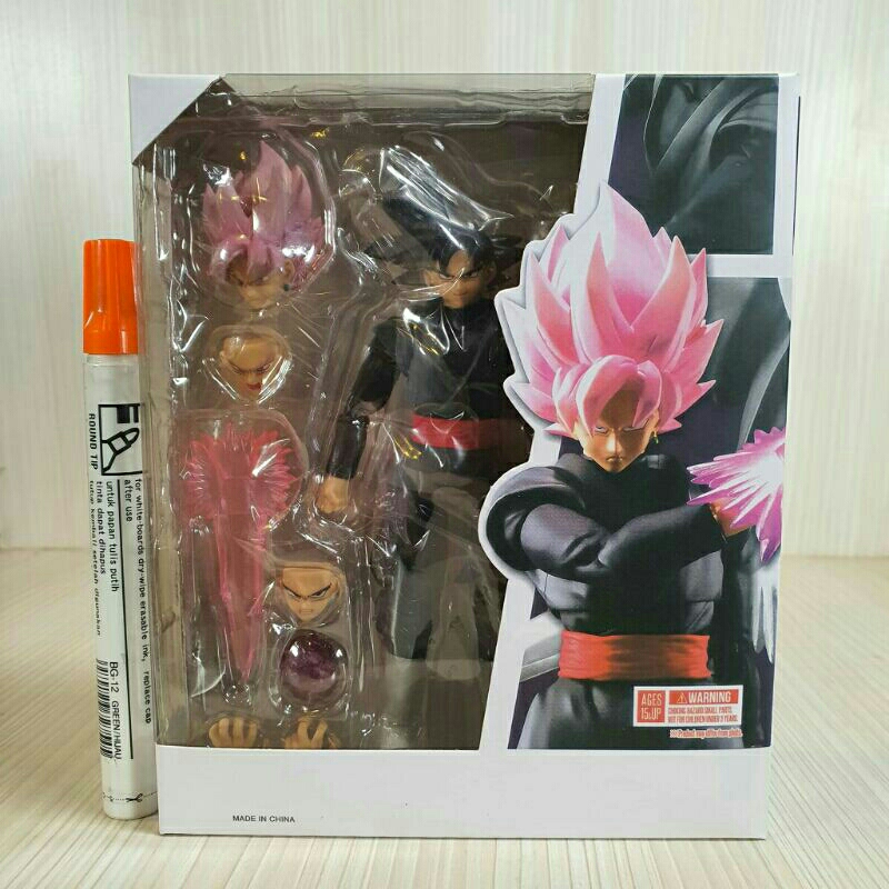 mainan action figureshf son gokou blackshfiguarts recast bandaidragon ball supertinggi sekitar 6 inc