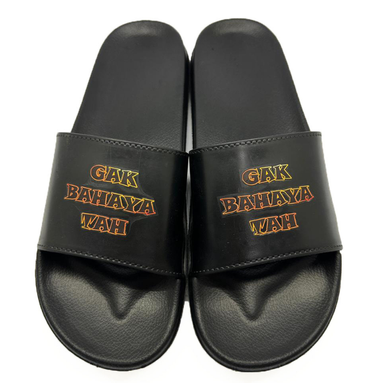 Sandal Selop GAK BAHAYA TAH Terbaru Kekinian Motif Simple Pria Wanita Ukuran 36-43