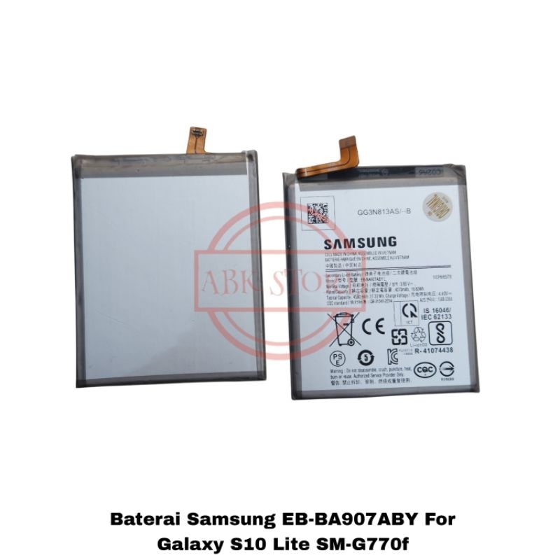 BATERAI BATTERY SAMSUNG GALAXY S10 LITE G770F EB-BA907ABY BATRE ORIGINAL