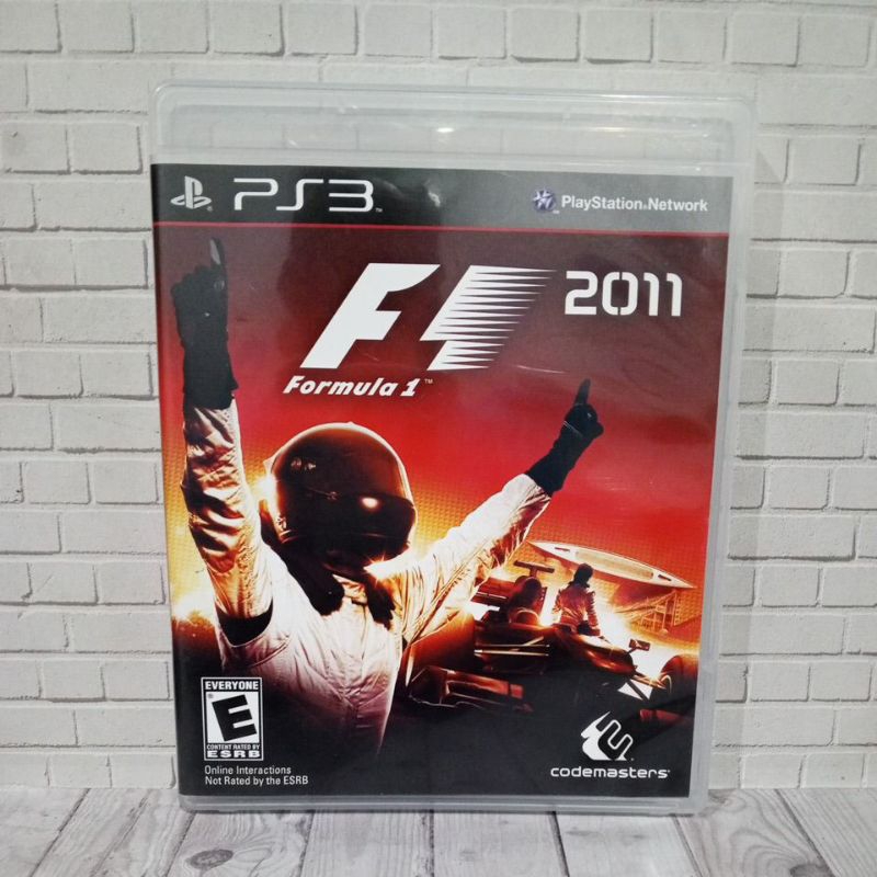 BD CD KASET ORIGINAL PS3 F1 2011 Usa Bahasa Inggris Lengkap Manual book