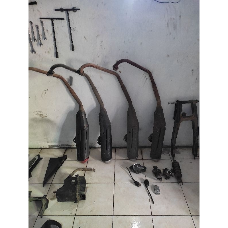 Knalpot ori copotan vixion new