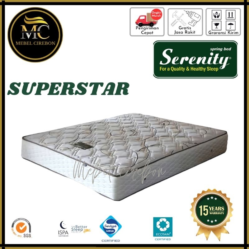 Springbed Elit Serenity Superstar / Kasur Serenity 160x200 cirebon tegal Banyumas Purwokerto