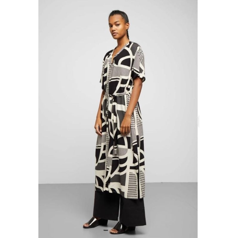 Weekday belted midi dres