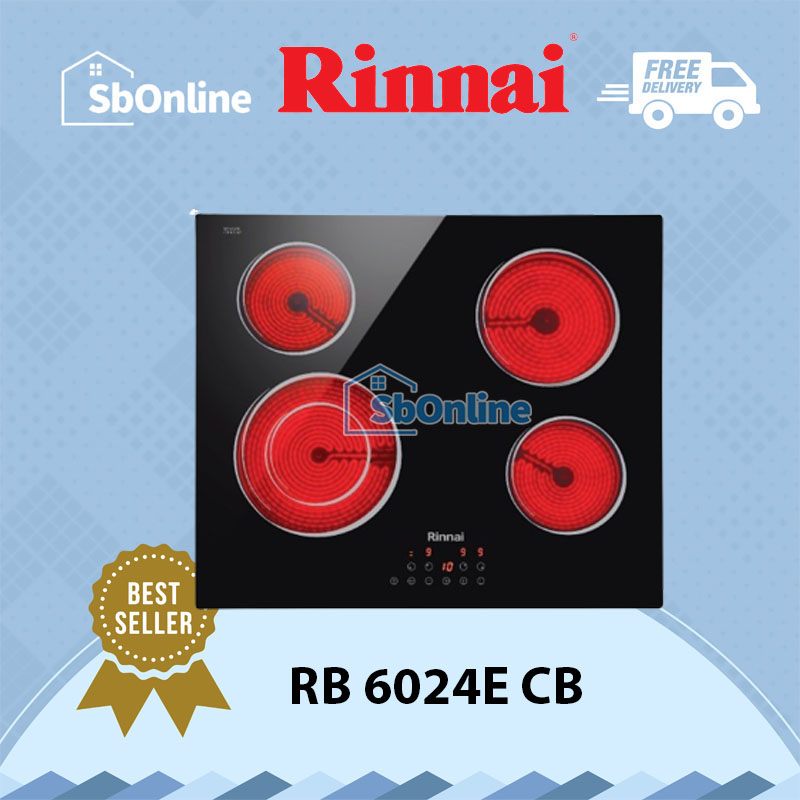 Rinnai Kompor Listrik Tanam Ceramic RB 6024 E CB