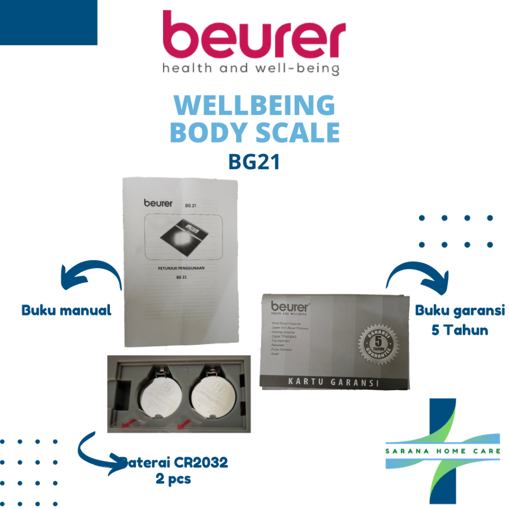 BEURER Wellness Body Scale BG 21/timbangan badan/timbangan digital/komposisi badan