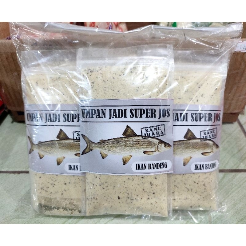 UMPAN JADI SIAP PAKAI UNTUK IKAN BANDENG SUPER JOS TINGGAL DISEDUH