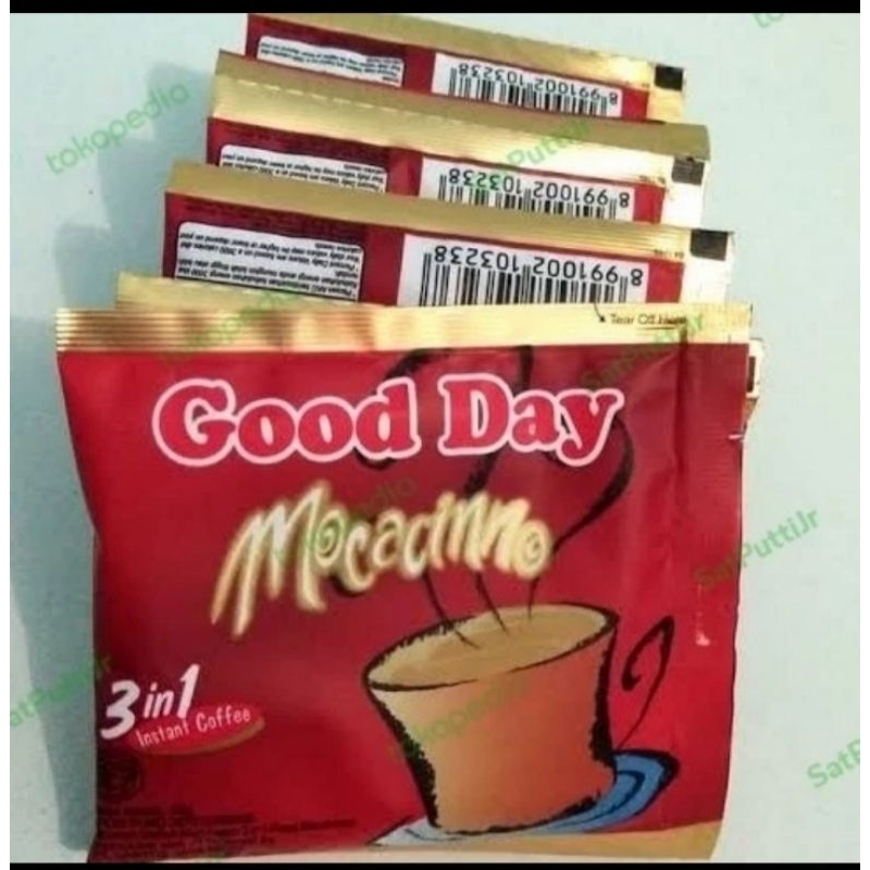 

Kopi Good day mocacinno sachet ( 1 renceng)