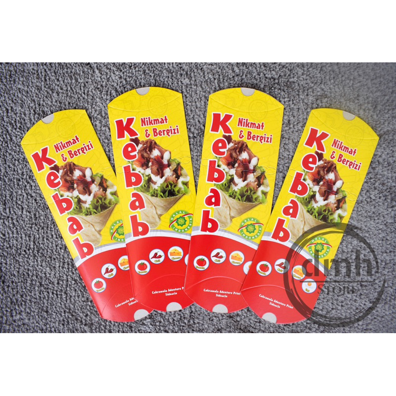 

Kemasan Kebab Besar Murah Tebal Sobekan Bungkus Kebab Dus Kebab (Isi 50 pcs)