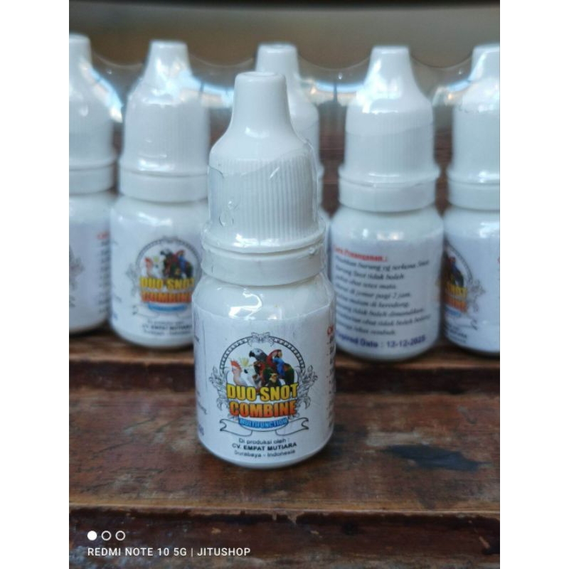 DUO SNOT COMBINE OBAT SNOT PATEK DLL UNTUK SEMUA JENIS BURUNG