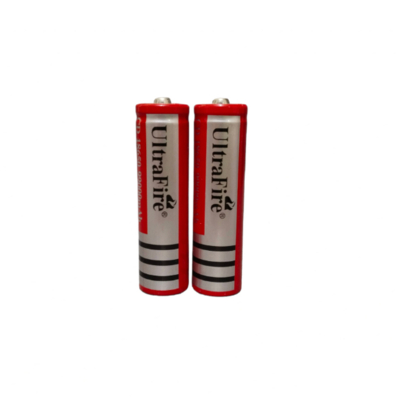 2 Pcs Ultrafire Baterai Cas Li-Ion 18650 3.7V 99000mAh / Baterai Charger