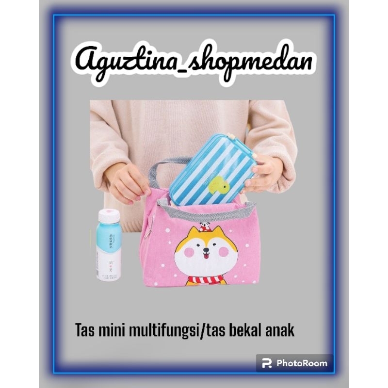TEMPAT BOX NASI /TAS BEKAL KARAKTER/TAS BEKAL KARAKTER LUNCH COOLER/TAS BEKAL ANAK KARAKTER ANTI BAS