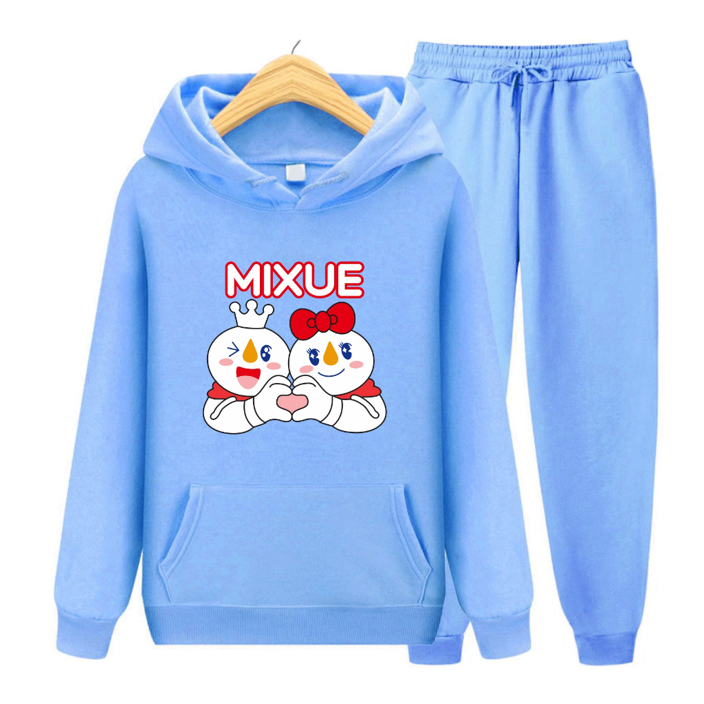 FenishaStore Sweater Hoodie Mixue | Anak-Remaja 4-14 Tahun ( SET Hoodie - Mixue )®