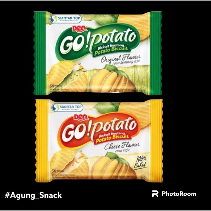 

Deo Go'Potato | Biskuit Kentang Potato Biscuit 1 pack Isi 20 Bungkus @8gram