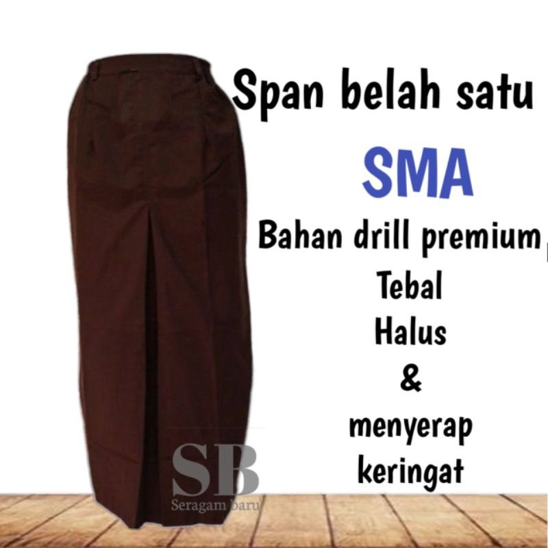 seragam - Span wiru satu depan cokelat pramuka