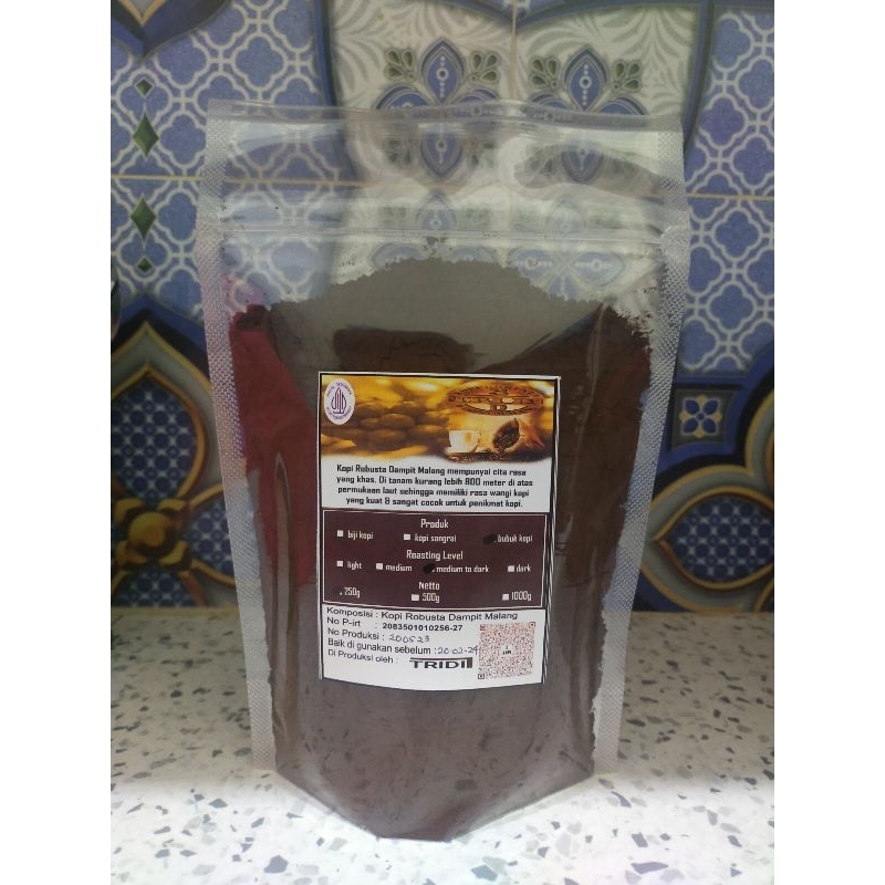 

Bubuk kopi Robusta asli Dampit Malang 250g / kopi murah enak berkualitas/ bubuk kopi paket isi 2pcs dan 4pcs