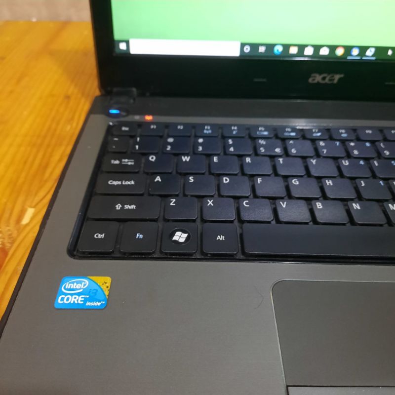 Laptop  Acer Aspire 4741 intel Cor i3 Ram 4GB HDD 320GB Layar 14 inch Windows 10 Siap pakai