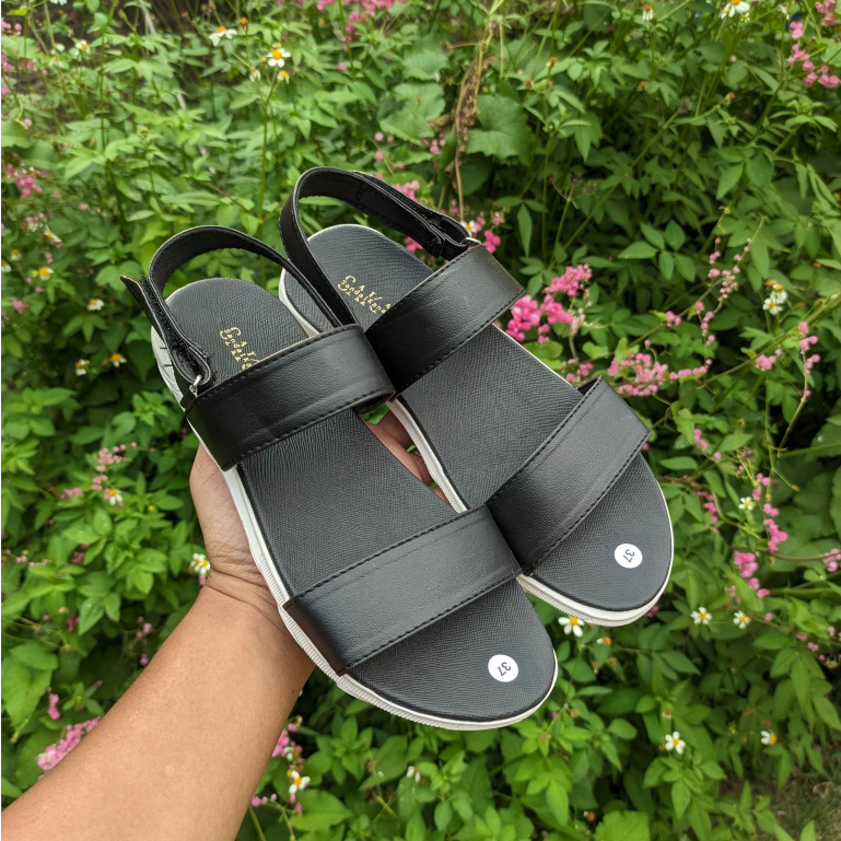 SAKAKI Sandal Tali Wanita Terbaru Sandal korea Style Sendal Perempuan