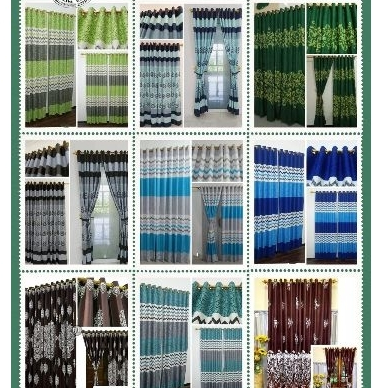 Gorden Jendela Gordeng Korden Pintu Kamar Motif Minimalis Horden