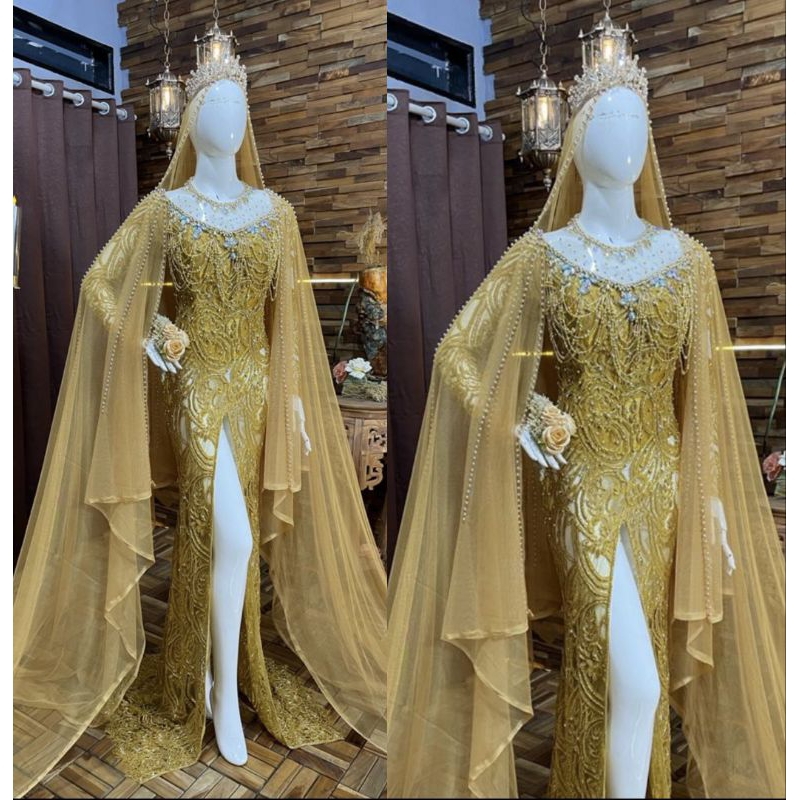 KEBAYA AKAD BEREKOR MODERN//KEBAYA BEREKOR FULL PAYET//KEBAYA MEWAH//BAJU