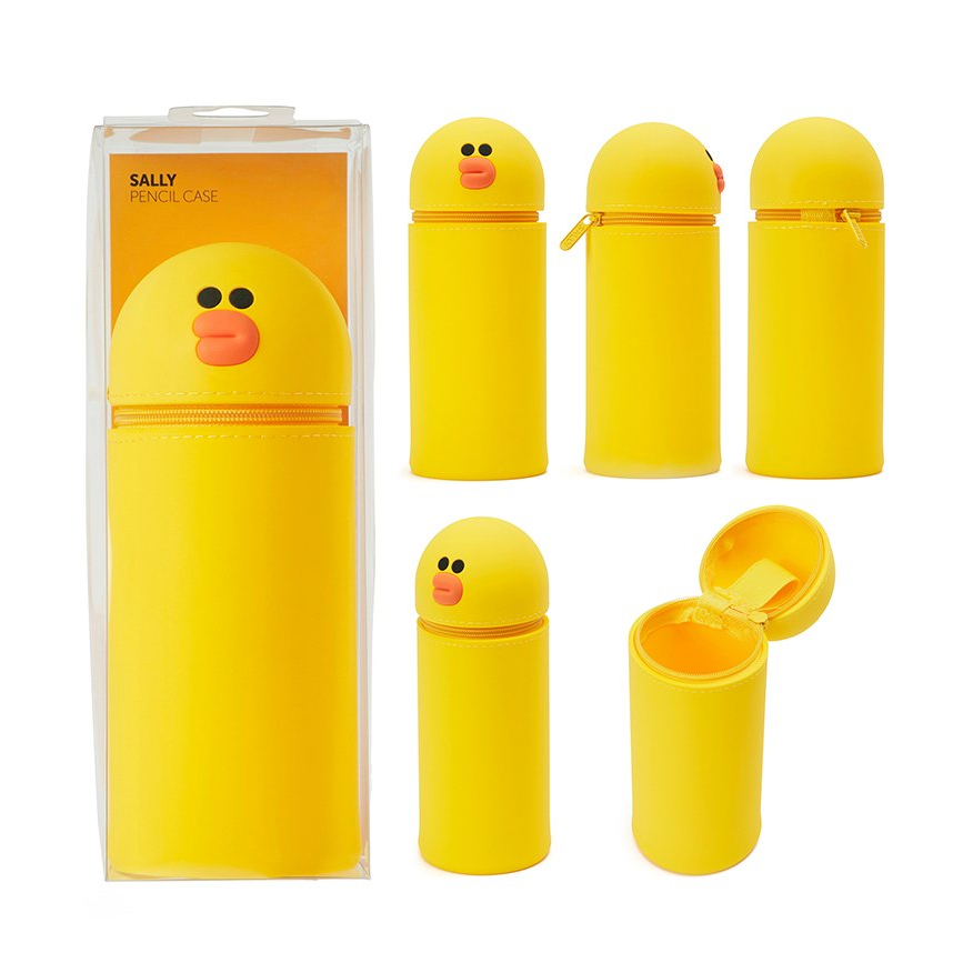 Tempat pensil karakter kartun anime / Kotak pensil / pen holder lentur silicone lembut