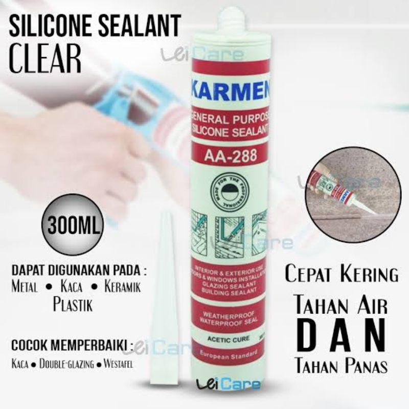 

Lem Sealant Botol Merk KARMEN / Lem Kaca / Lem akuarium