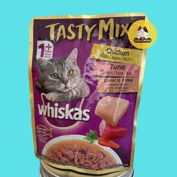 WHISKAS Adult Sachet Makanan Kucing Basah Wet food Pouch 80 gr