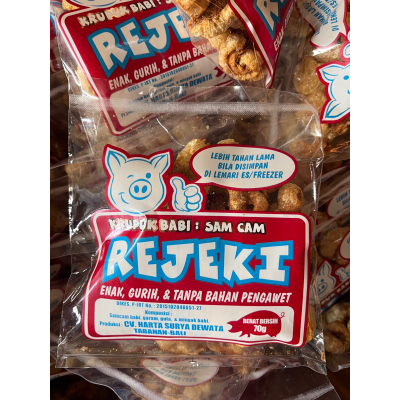 

KRUPUK REJEKI SAMCAN khas BALI