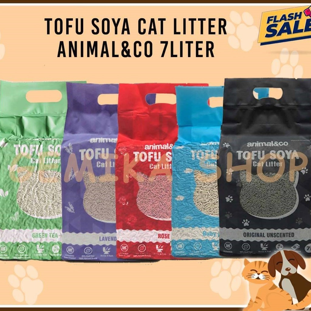 PASIR TOFU CAT LITTER CAT 7 LITER ( GOSEND)