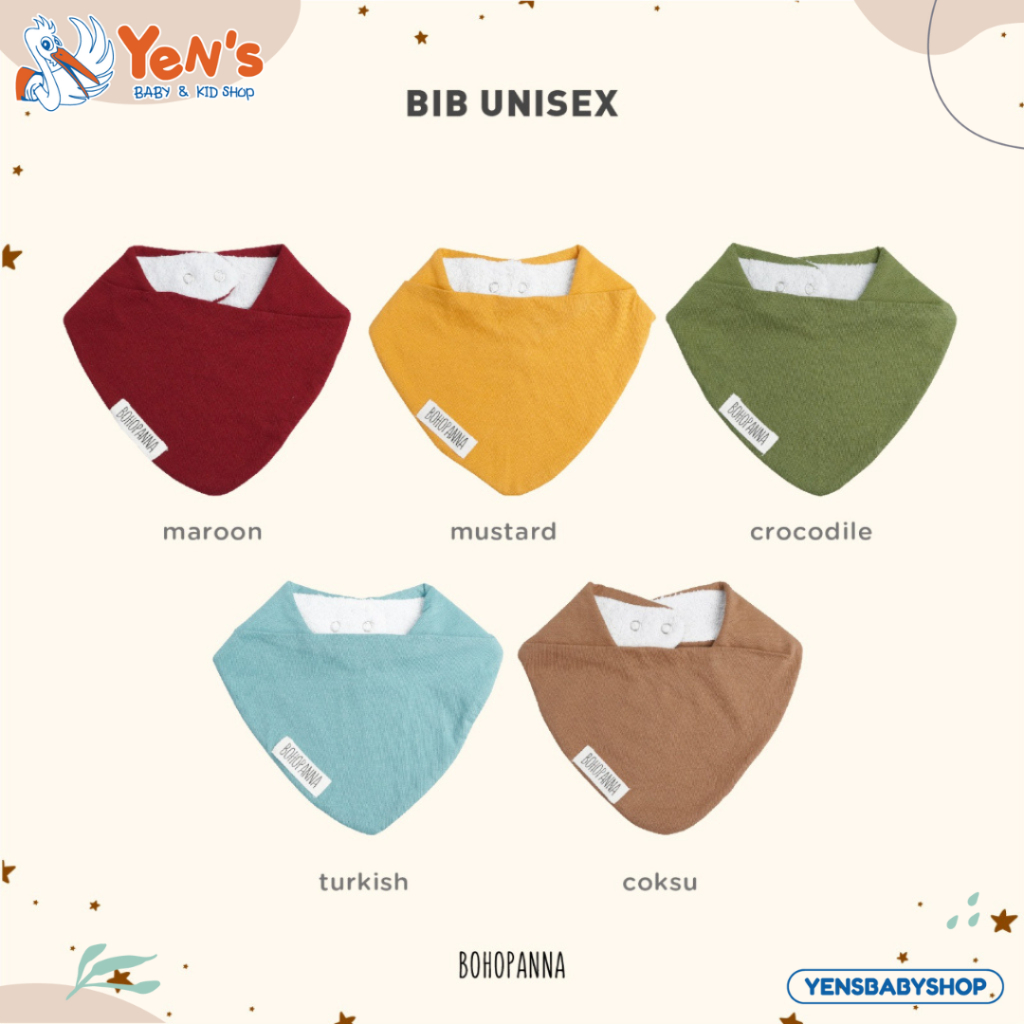 BOHOPANNA - BIB UNISEX - Slaber Bayi