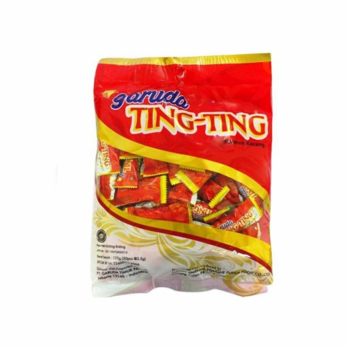 

GARUDA TING TING 200G (ISI 50 PCS X 4 GRAM)