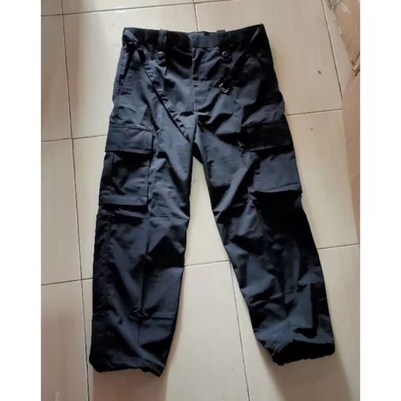 CELANA PDL JATAH POLRI PDL WARNA COKLAT TUA KAIN RIPSTOP PREMIUM